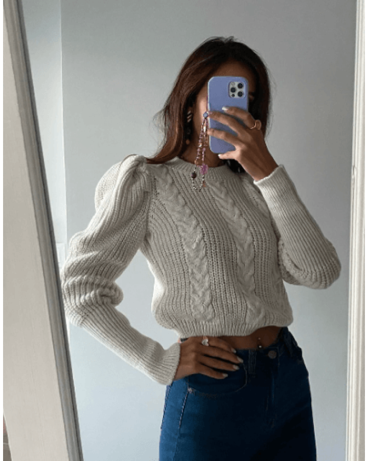 BEIGE SWEATER