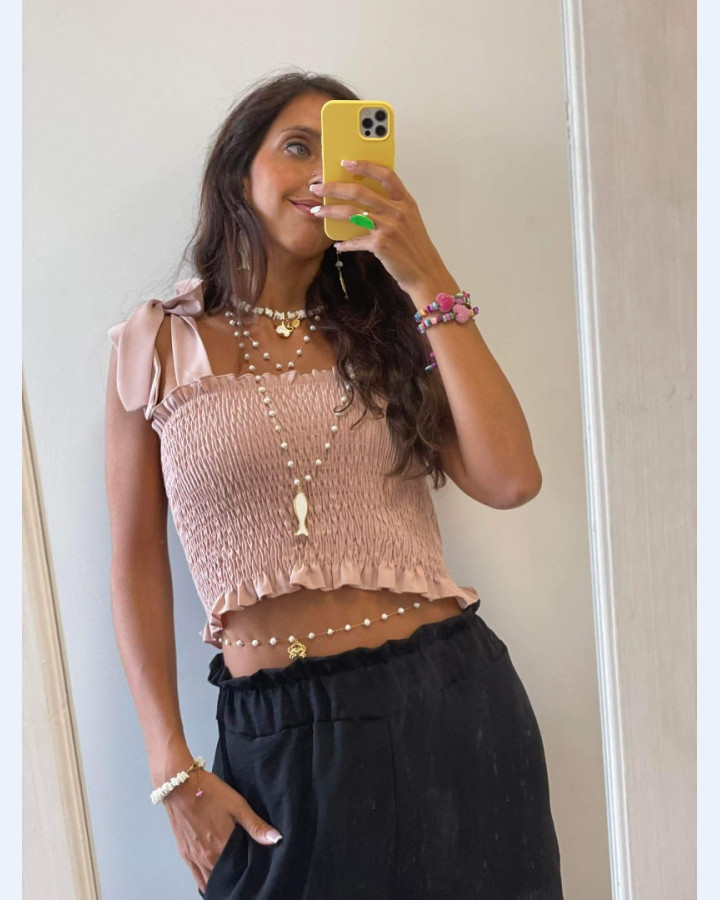 PINK APPLE BLOUSE