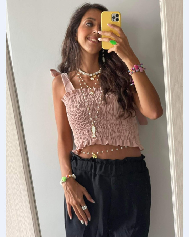 PINK APPLE BLOUSE
