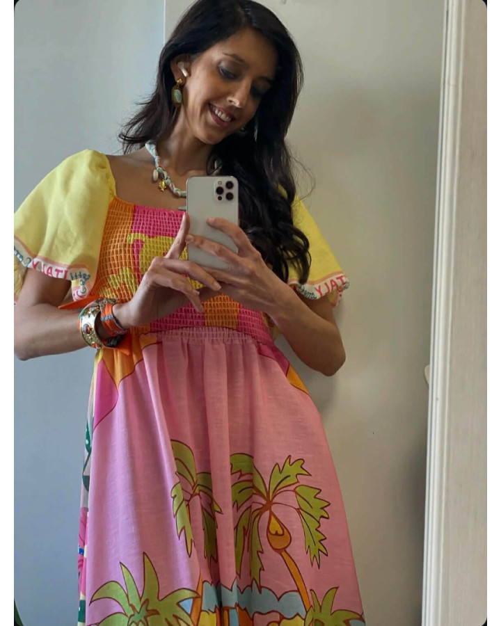ROSA YELLOW DRESS