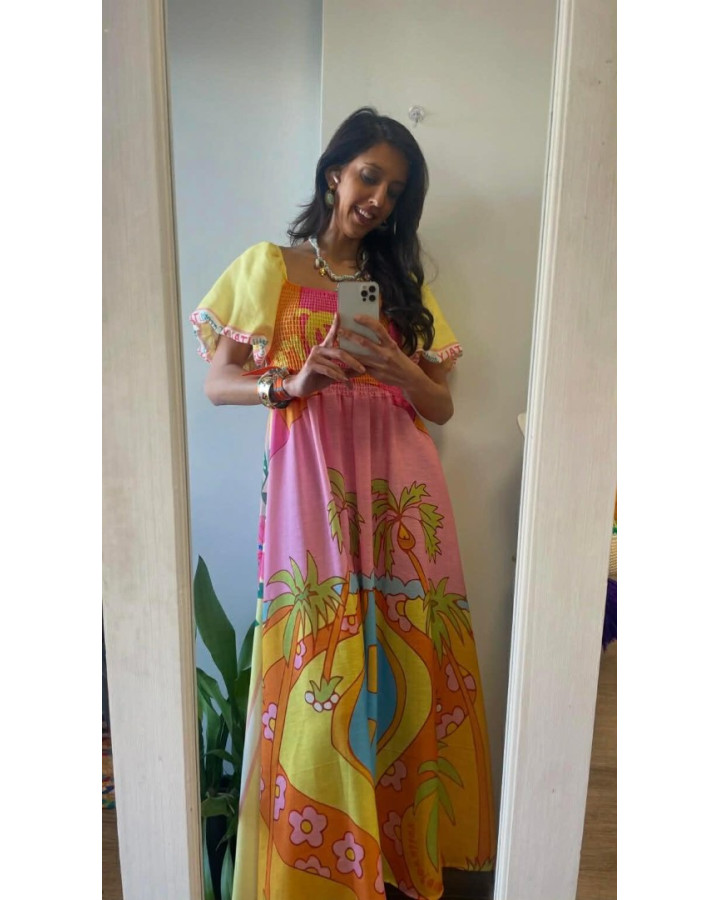 ROSA YELLOW DRESS